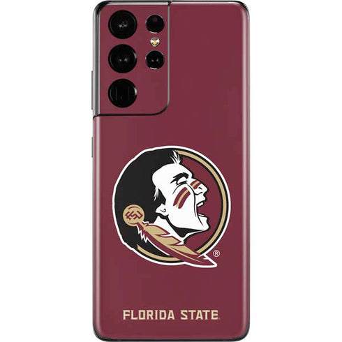 Florida State FSU Seminoles Galaxy S21 Ultra 5G Skin